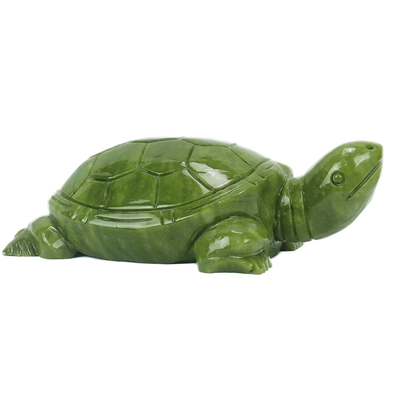 Aquarium Fish Only - Natuurlijke Jade/schildpad Sculptuur/huisdecoratie/feng Shui Ornamenten/fish Tank