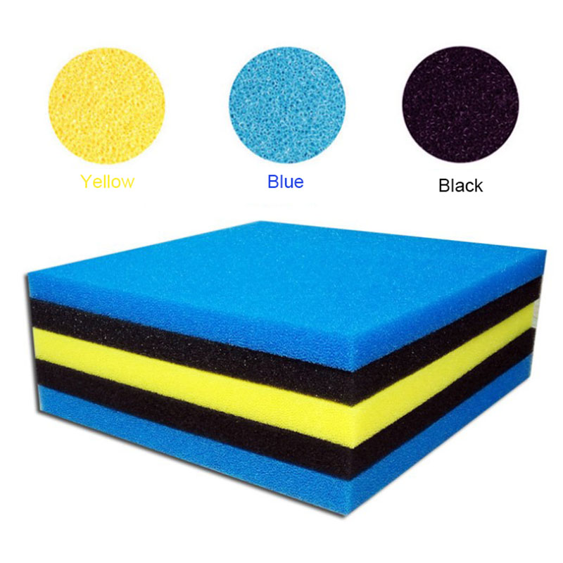 Aquarium Fish Yellow And Black - 50Cm X 50Cm X 2Cm Filtratie