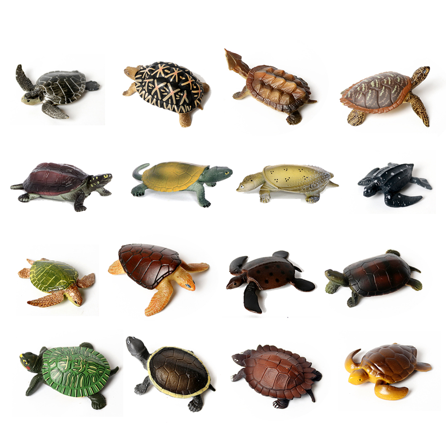 Aquarium Fish Accessories - Realistische Miniaturen Zeeleven Zeeschildpad Model Oceaandier