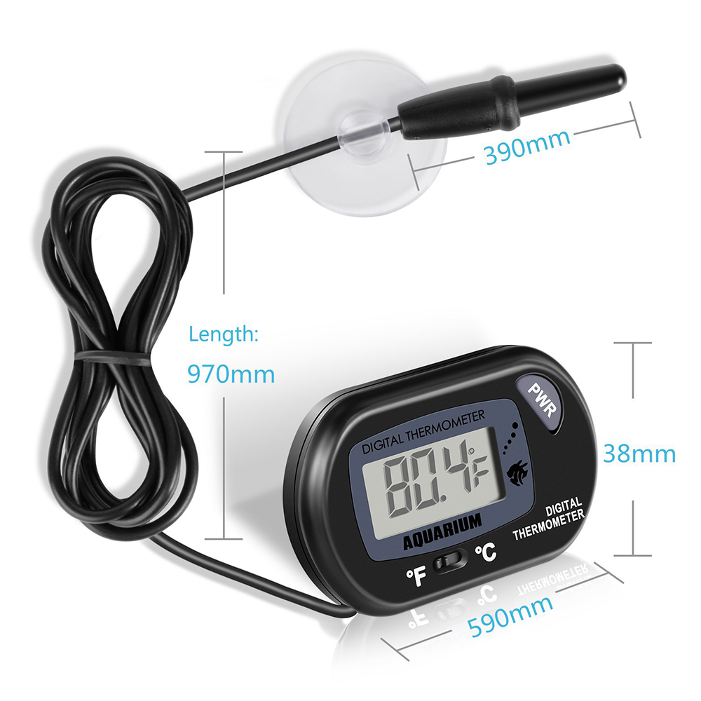 ST-3 waterdichte digitale aqua - Aquarium Fish Yellow And Black recensie en prijs