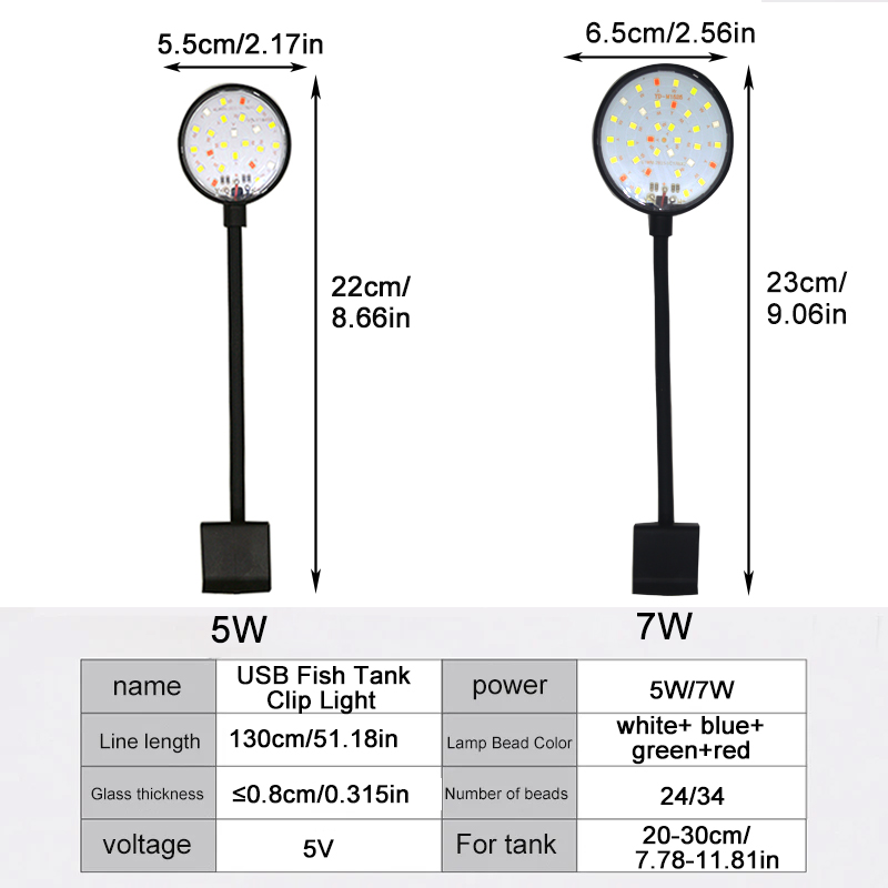USB Aquarium LED-lamp Aquarium - Aquarium Fish Only recensie en prijs