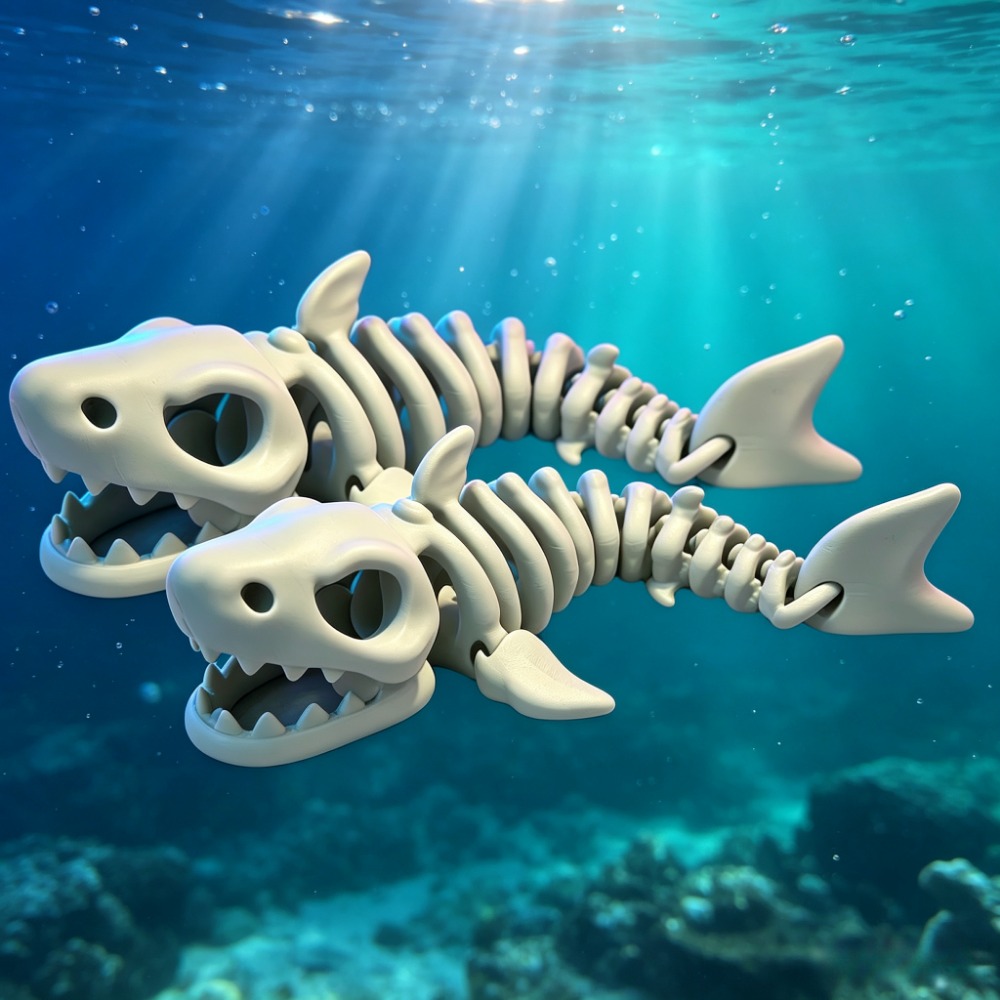 Haaienskelet Aquariumdecoratie - Aquarium Fish Items recensie en prijs