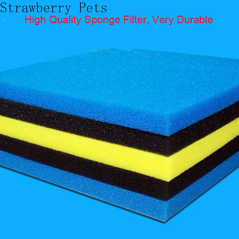 Zwart, blauw, geel 50cmx50cmx2 - Aquarium Fish Yellow And Black recensie en prijs