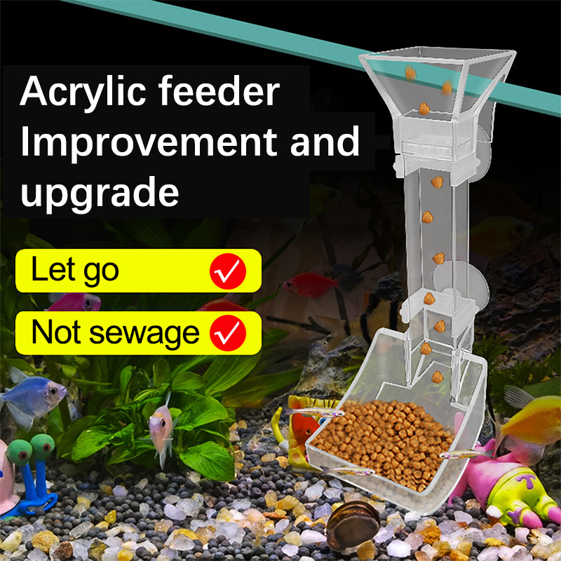 Aquarium Transparante Voederbu - Aquarium Fish Feeder recensie en prijs
