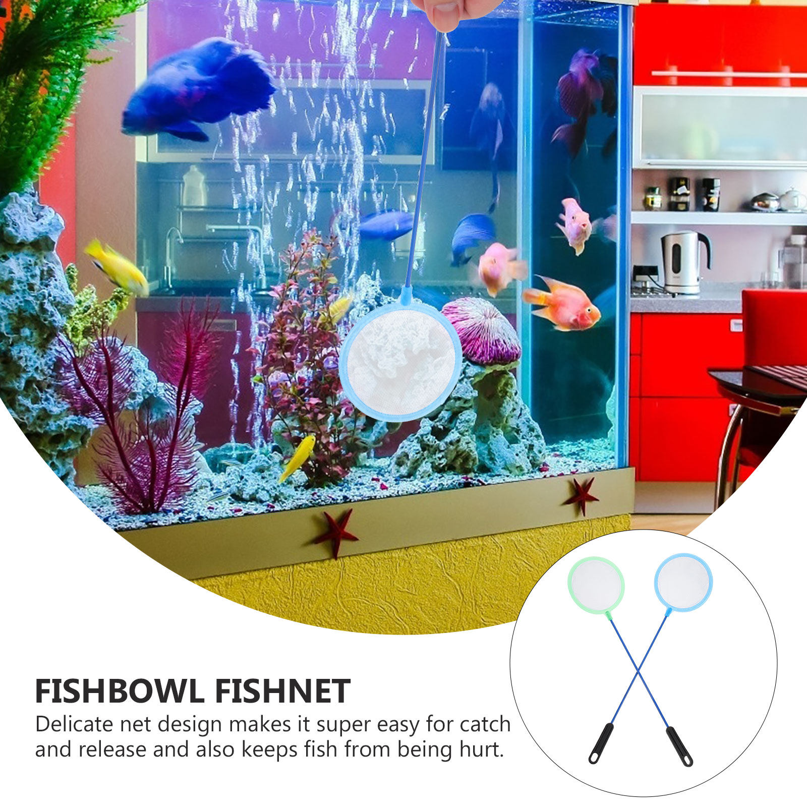 10 stuks vislandingsnet voor a - Aquarium Fishland recensie en prijs