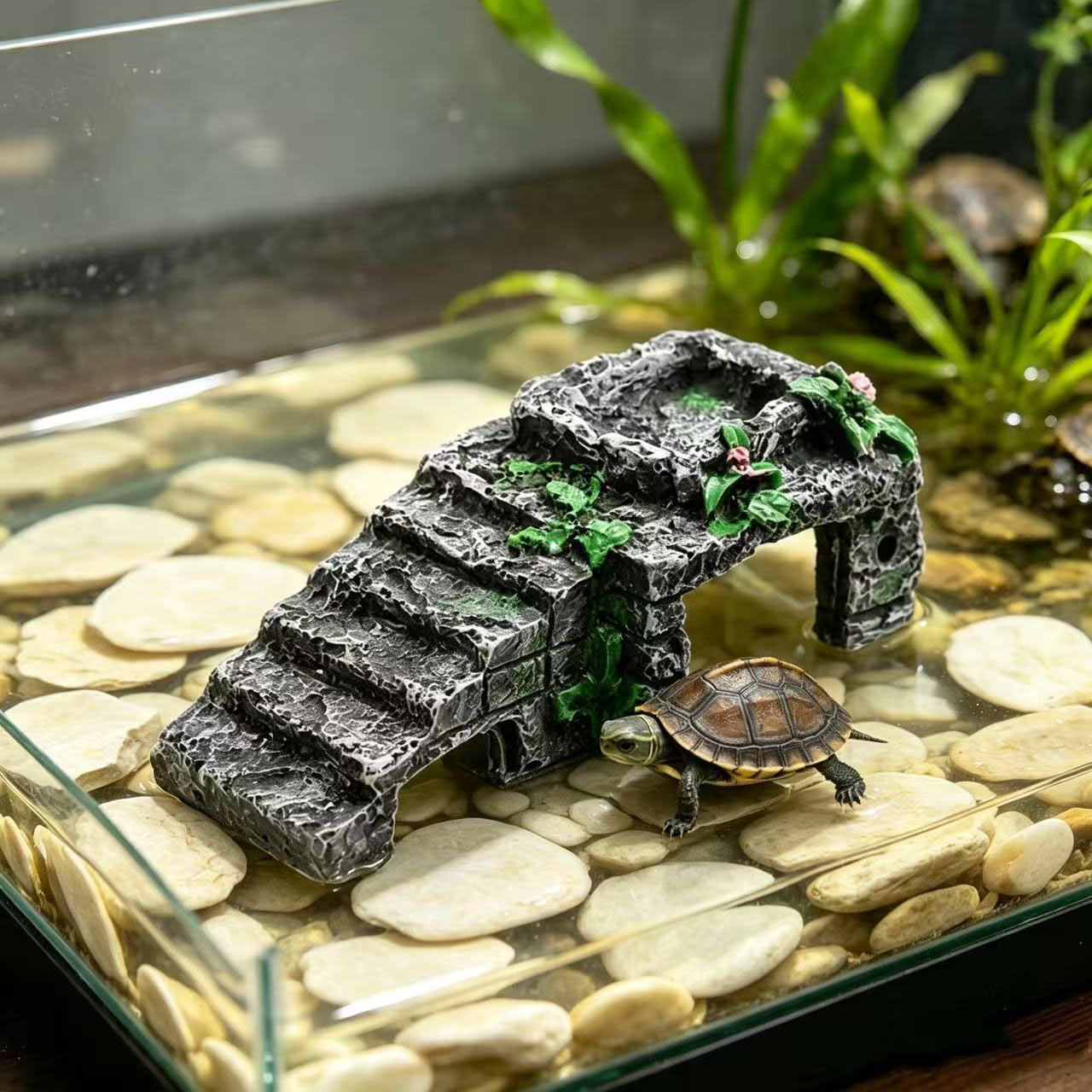 Reptiel Verstopplek Klimplatfo - Aquarium Fish Cave recensie en prijs