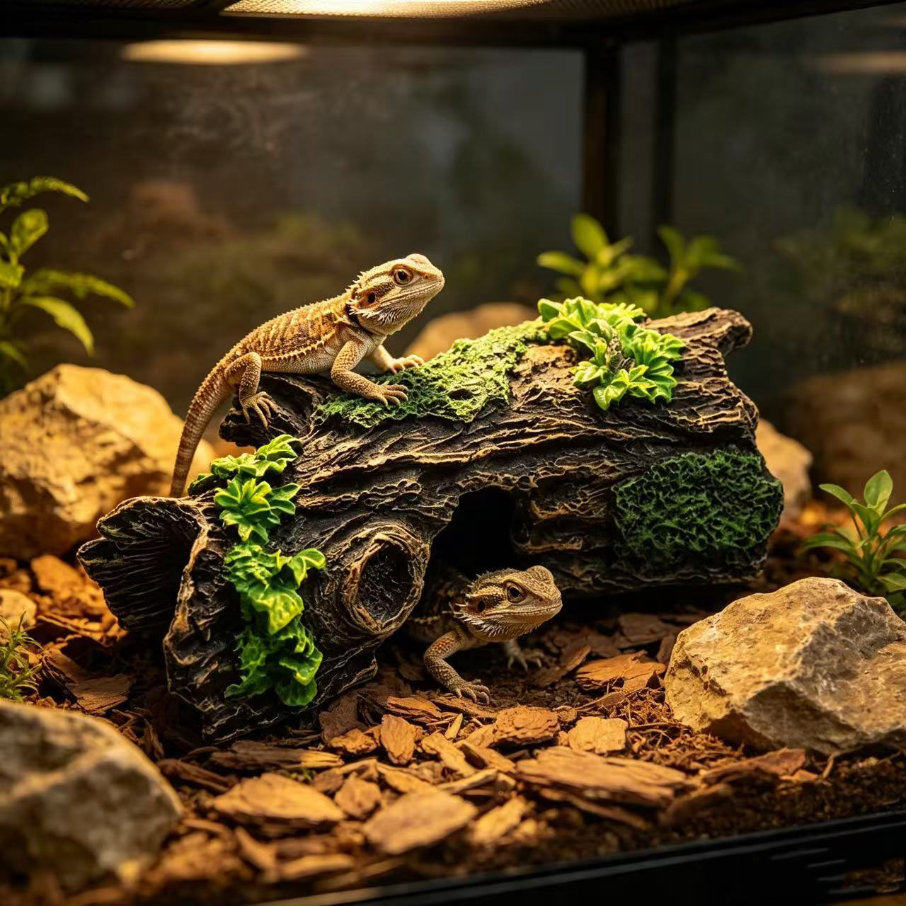 Reptiel Verstopplek Klimplatfo - Aquarium Fish Cave recensie en prijs