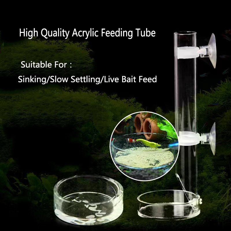 1Pcs Acryl Aquarium Feeder Bui - Aquarium Fish Feeder recensie en prijs